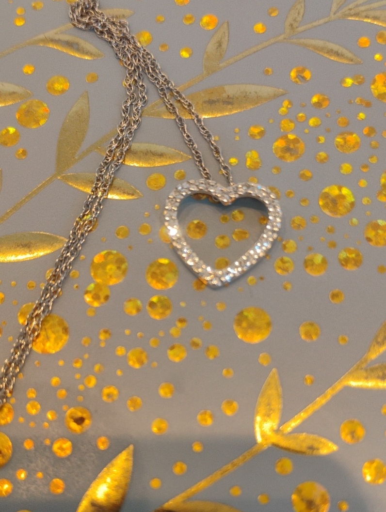 Genuine Diamond 14 K Gold Necklace